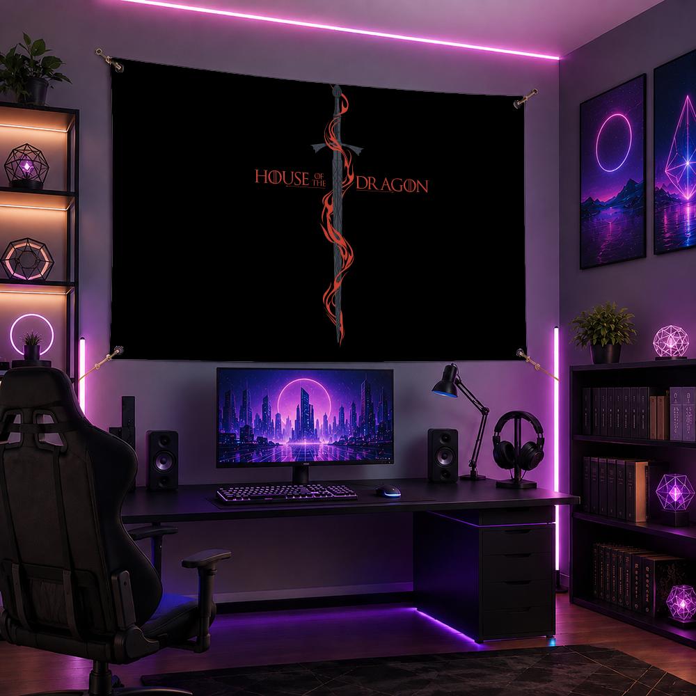 Ünlü Klan H-House TargaryenS B - Esports Gaming Banner incelemesi ve fiyatı