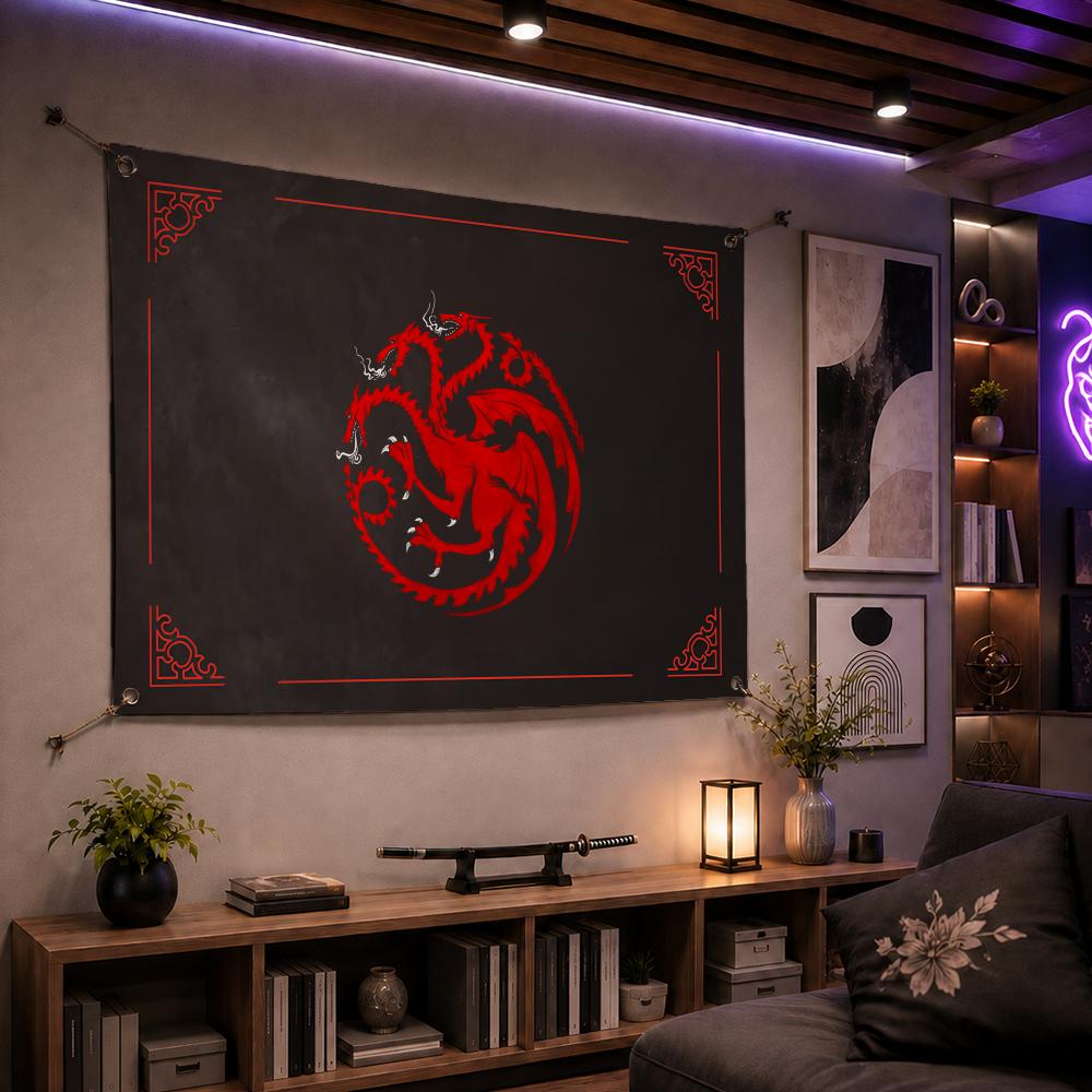 Ünlü Klan H-House TargaryenS B - Esports Gaming Banner incelemesi ve fiyatı