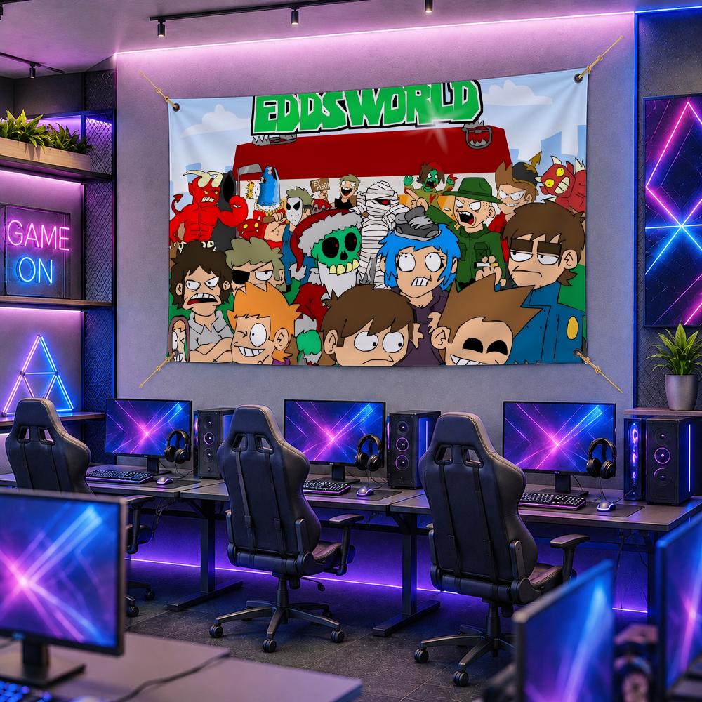 Popüler Karikatür E-EddsworldS - Esports Gaming Banner incelemesi ve fiyatı