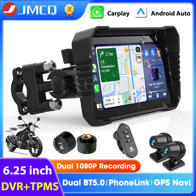 6.25 inç Carplay Ekranlı Motos - Dual Monitor Stand incelemesi ve fiyatı