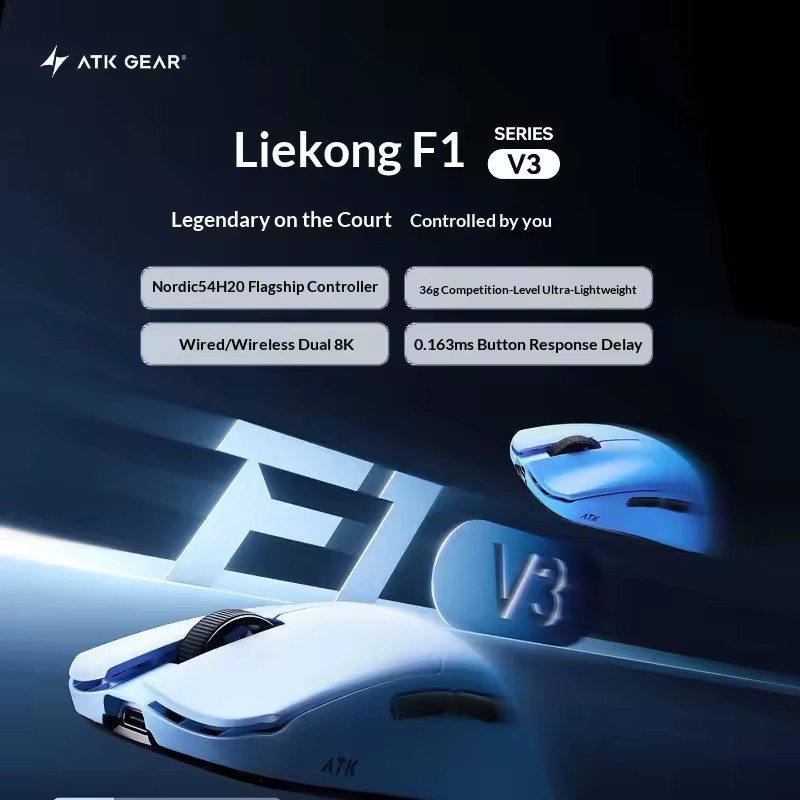 ATK F1 V2/V3 Üç Modlu Kablosuz - Gaming Esports Esports incelemesi ve fiyatı