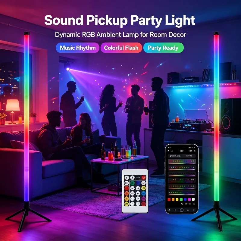 2 Adet 120CM RGB Yer Lambası,  - Gaming Esports Esports incelemesi ve fiyatı